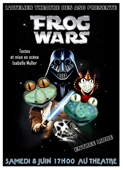 Affiche frog wars